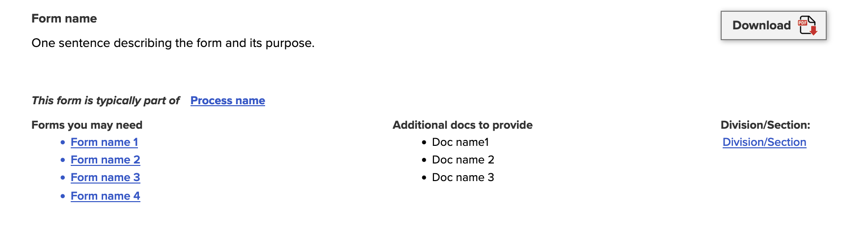 FormLIstingTemplate